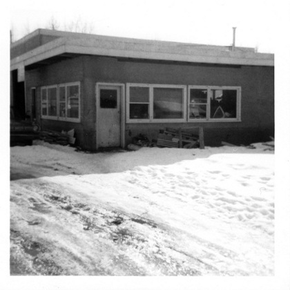 Repair garage at Smith. 1961-1973. Repair garage at Smith. 1961-1973.