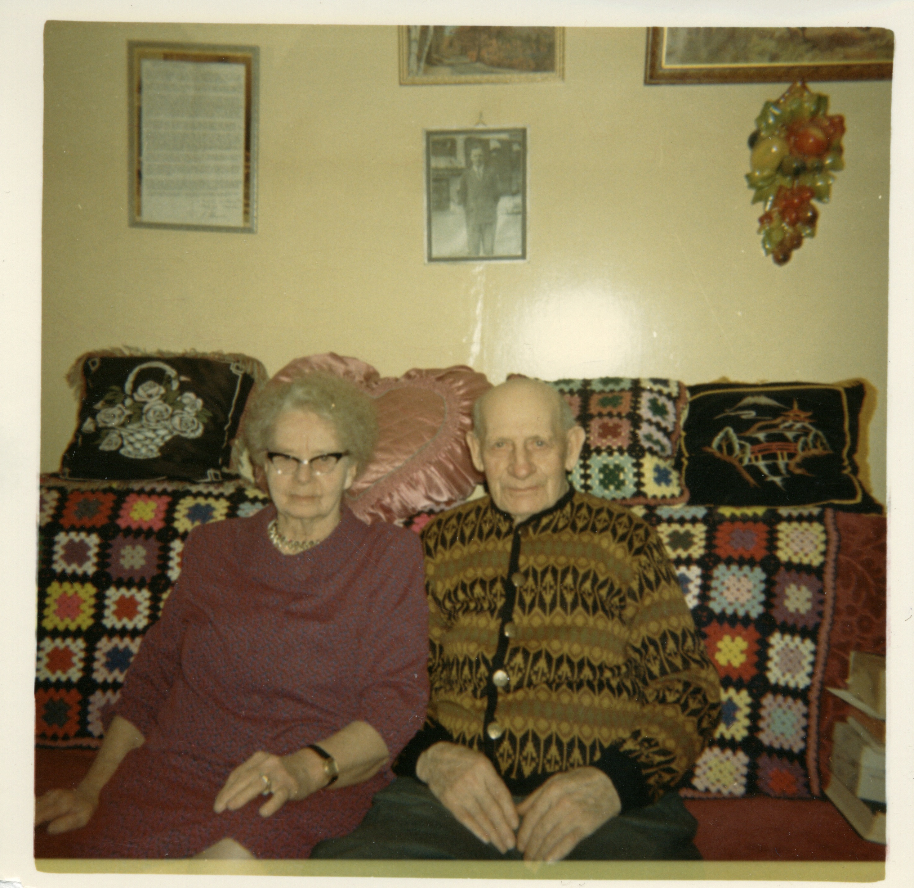 Mr. and Mrs. Silverthorn (Manley and Luella Silverthorn) in about 1970, Westlock. Mr. and Mrs. Silverthorn (Manley and Luella Silverthorn) in about 1970, Westlock.