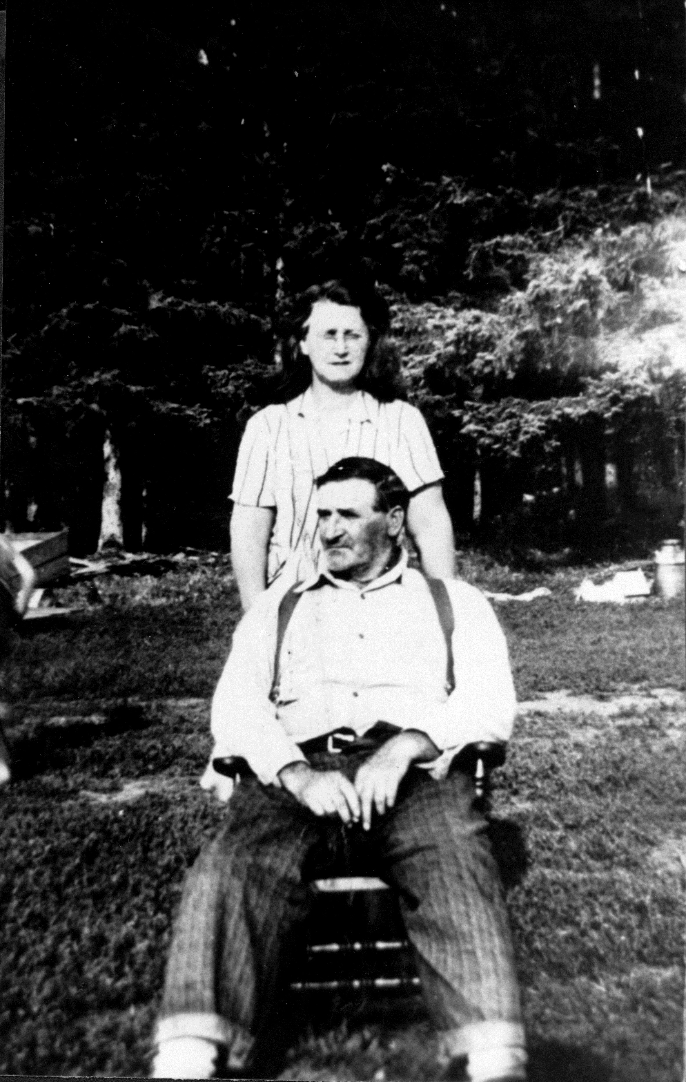 Cecil's parents, Pearl and Sam. Circa 1940.