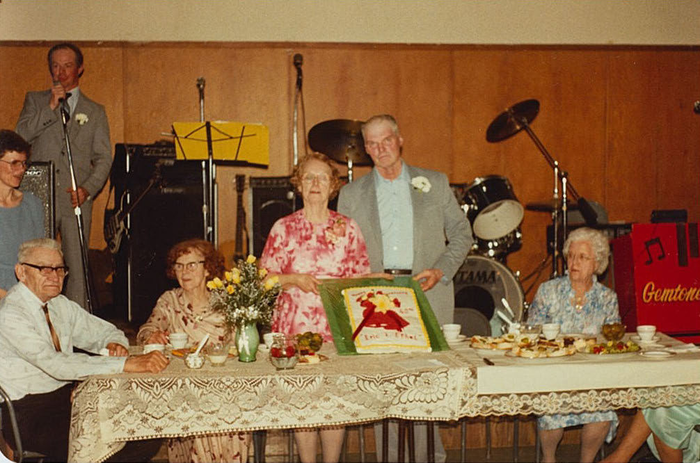 Eric and Ethel’s 40th anniversary, April 1983, Meanook Hall Eric and Ethel’s 40th anniversary, April 1983, Meanook Hall