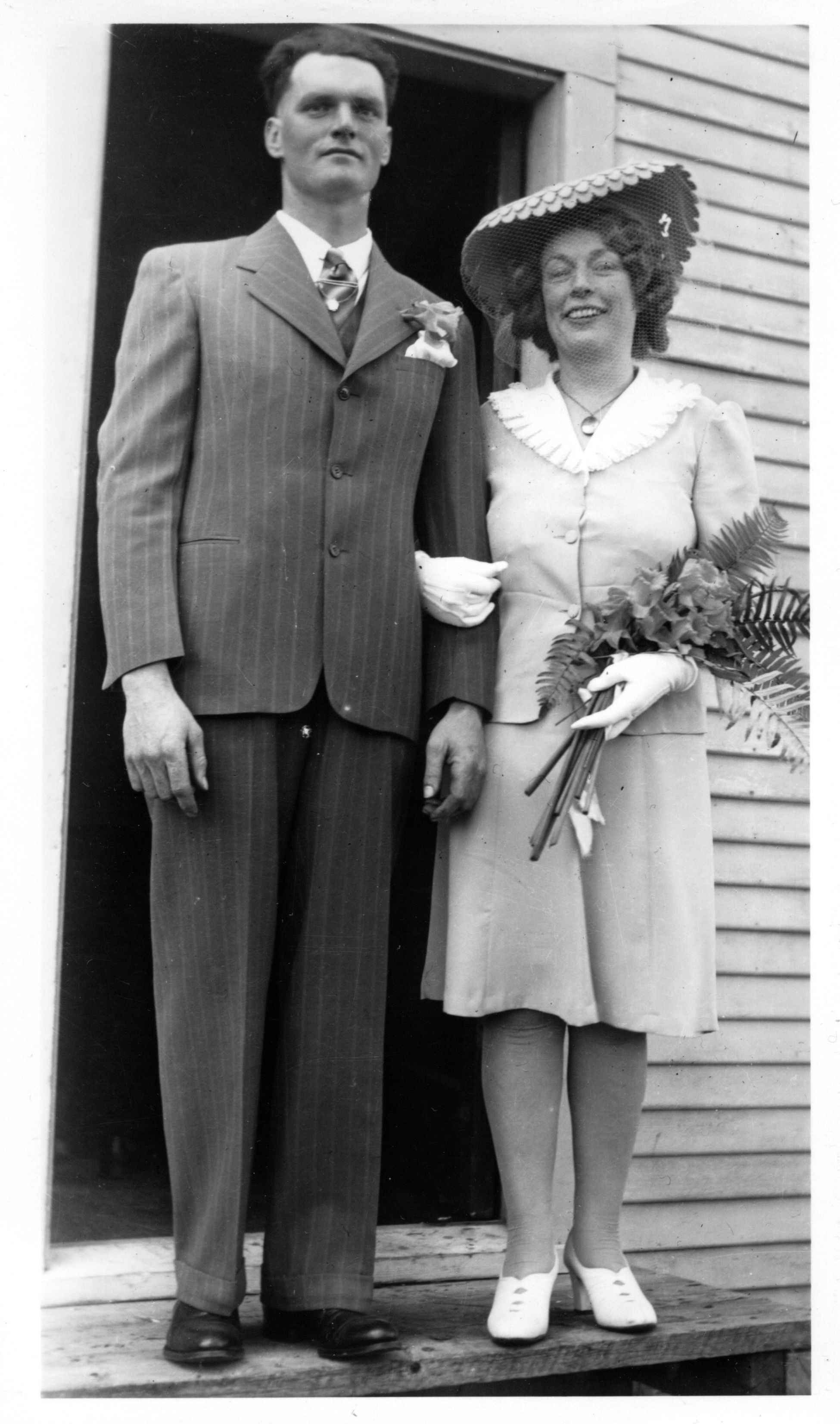 Eric Brown and Ethel Hopps wedding – Meanook, April 26, 1943 Eric Brown and Ethel Hopps wedding – Meanook, April 26, 1943