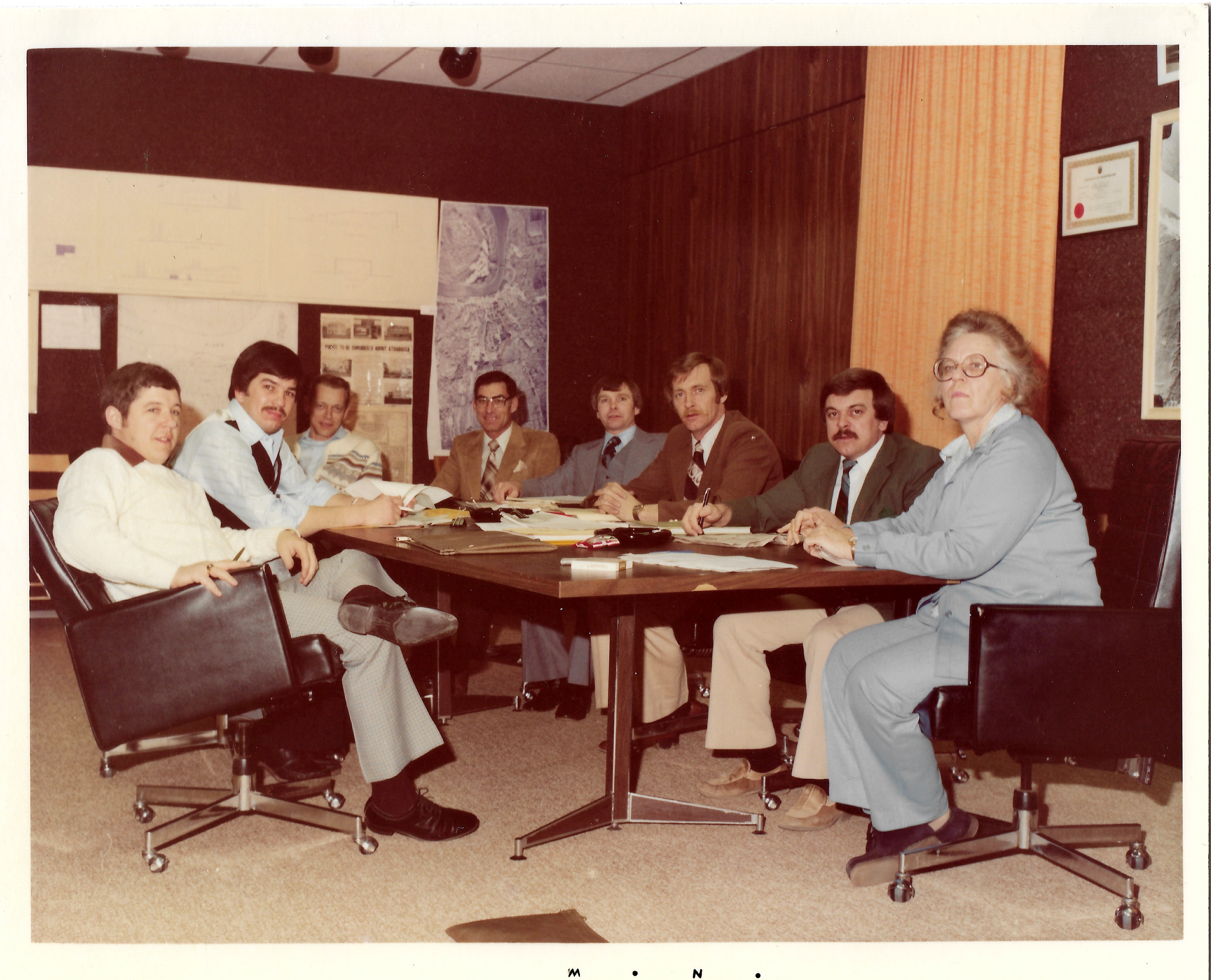 Town of Athabasca Council, 1978 or 1979 Town of Athabasca Council, 1978 or 1979