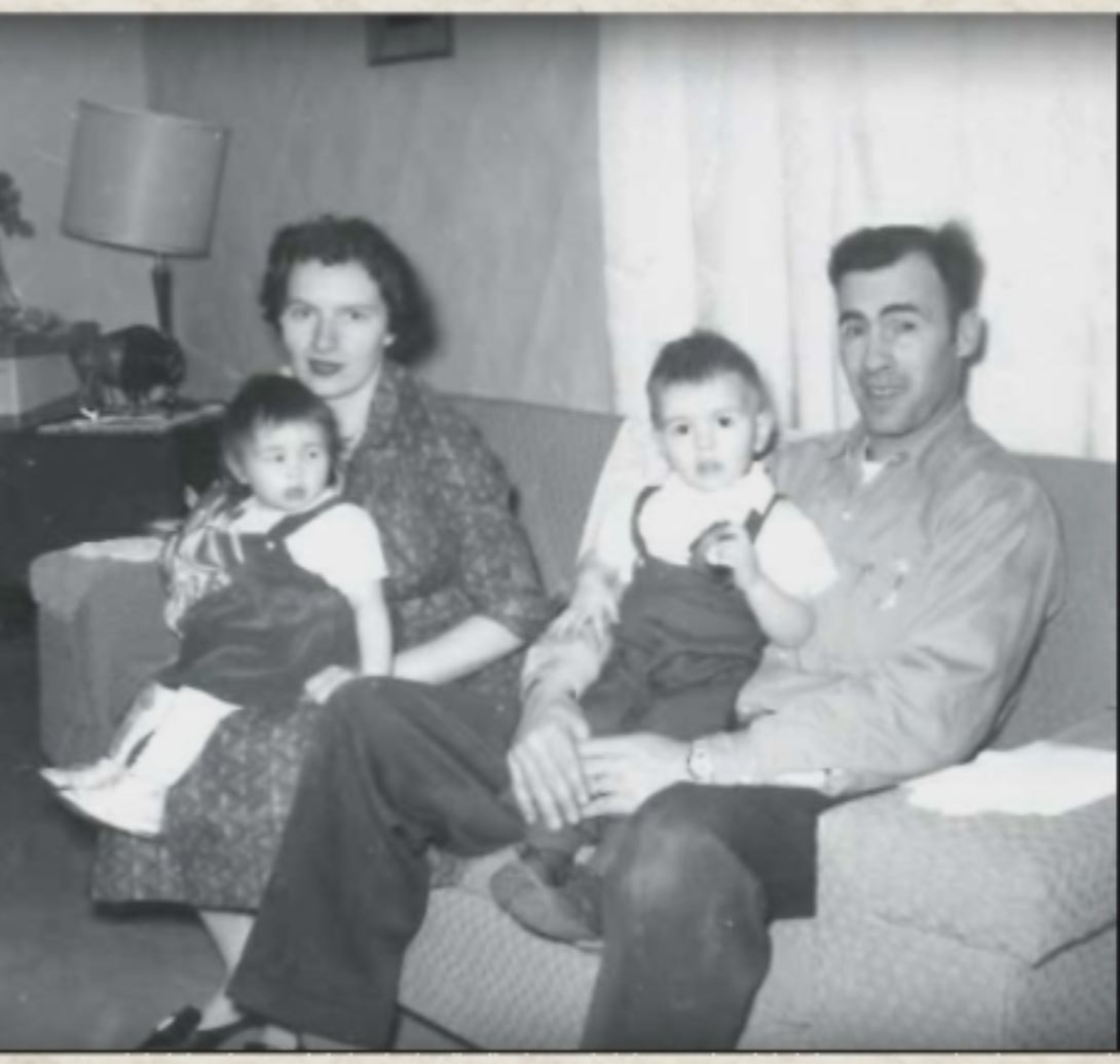 Irene and Joe with children Gisele and Marcel. 1961 Irene and Joe with children Gisele and Marcel. 1961