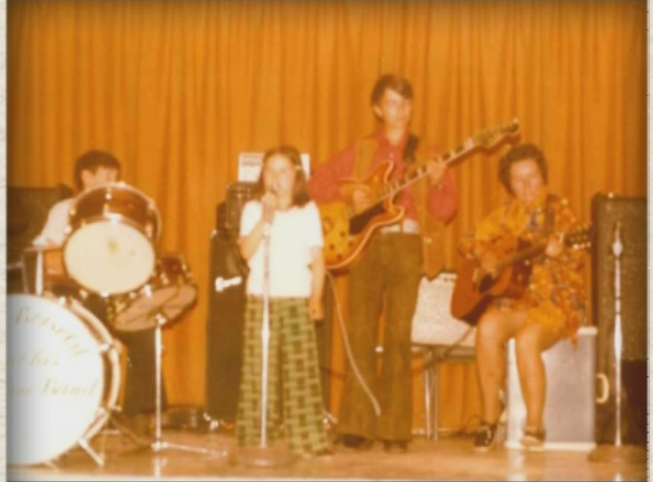 René, Maxine, Marcel, and Irene at Colinton Hall. 1972 René, Maxine, Marcel, and Irene at Colinton Hall. 1972