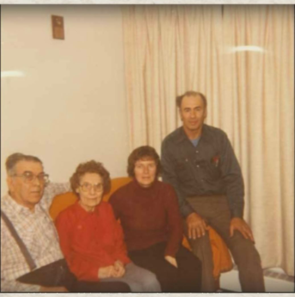 Lawrence and Hazel Seyfried with Irene and Joe at their home in Little Manor. Early 1980s Lawrence and Hazel Seyfried with Irene and Joe at their home in Little Manor. Early 1980s