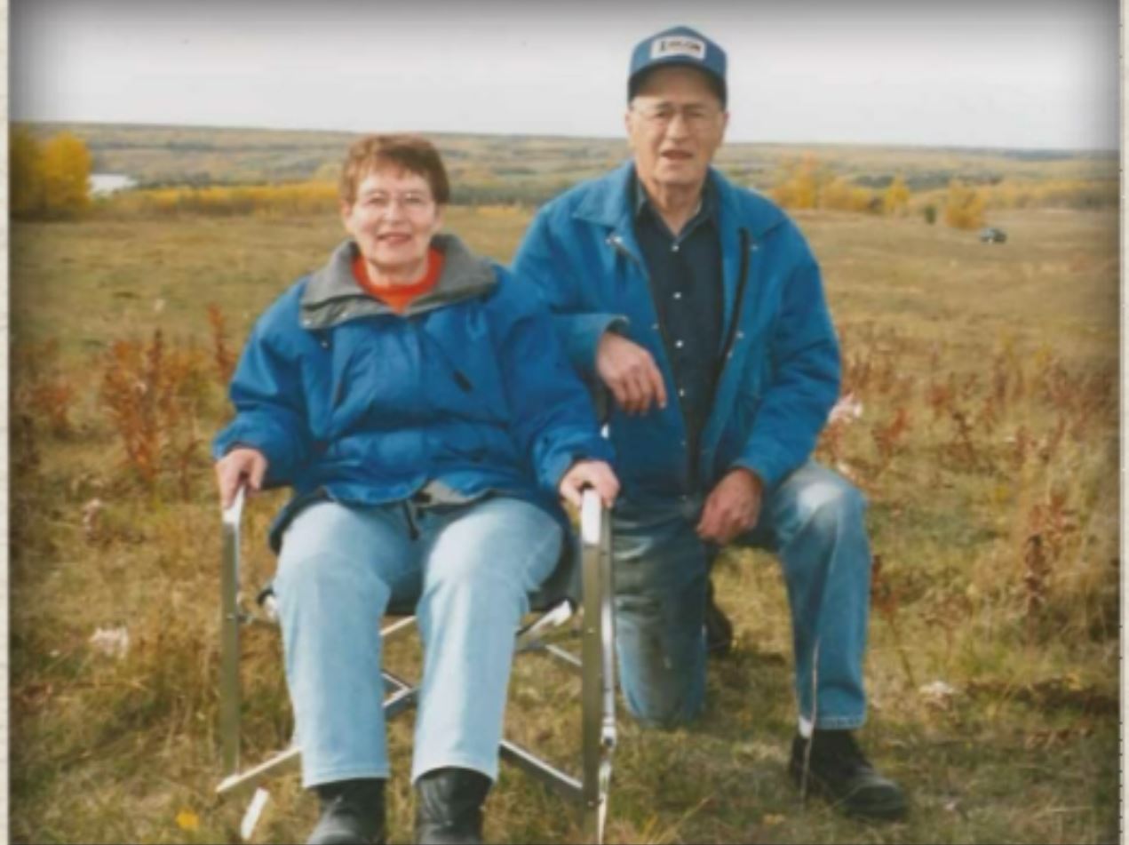 Irene and Joe on Grosmont Hill. Late 1990s Irene and Joe on Grosmont Hill. Late 1990s
