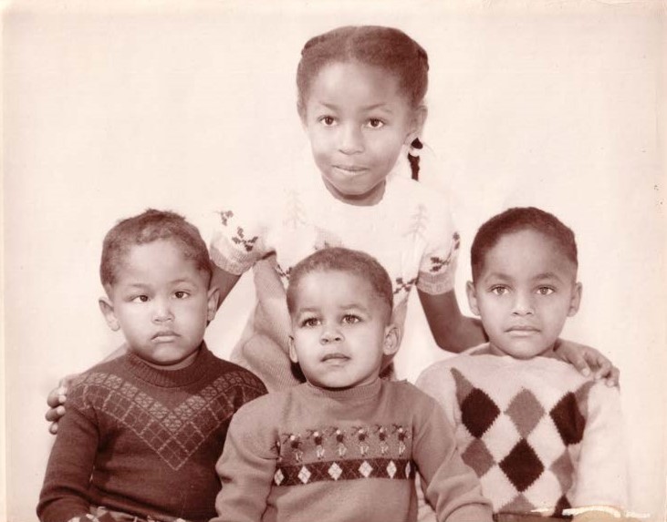 Shirley Backstroms children. Back row: Nadine. Front row: Randolph, Leon, Terry Shirley Backstroms children. Back row: Nadine. Front row: Randolph, Leon, Terry