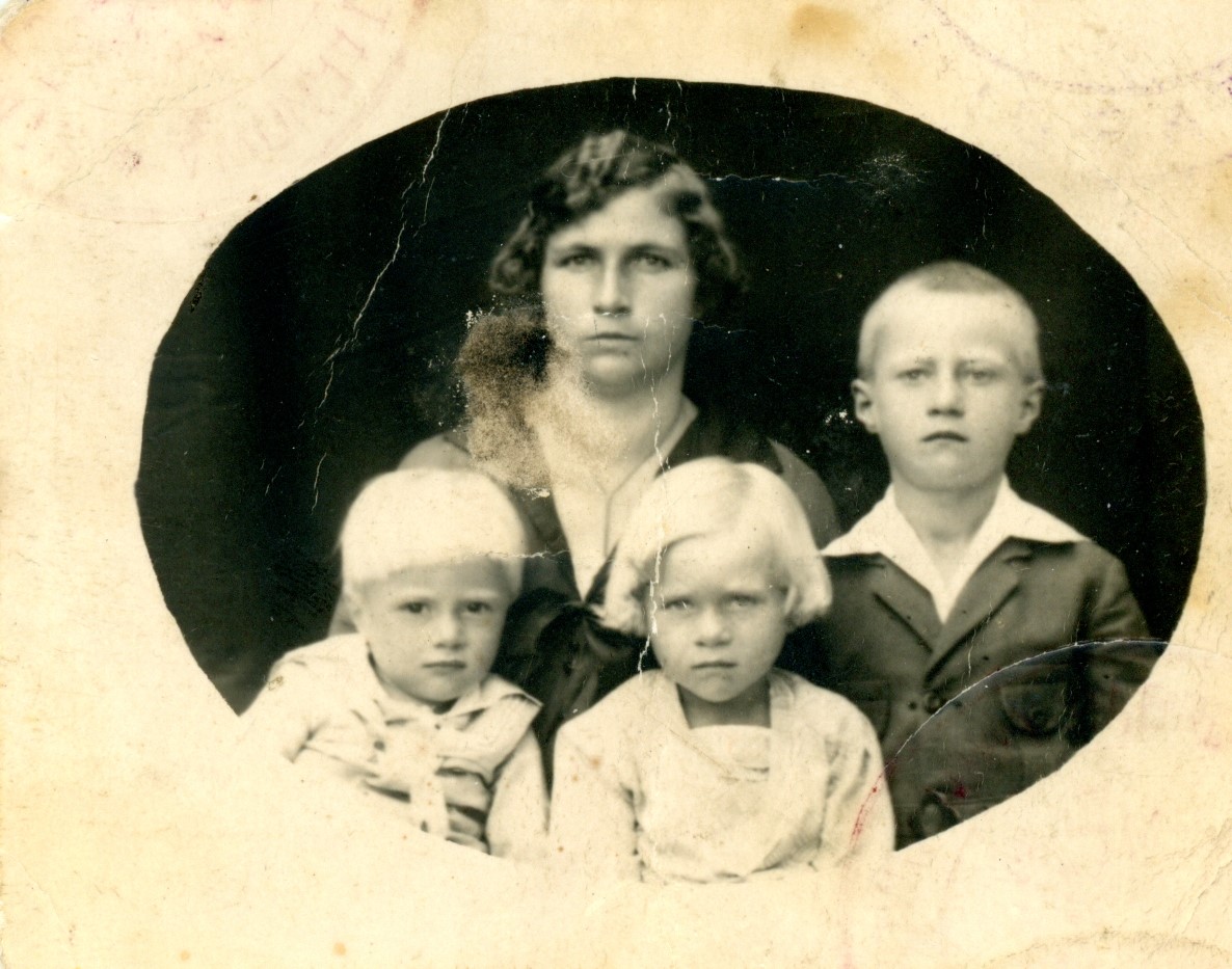 Passport photo of Irla family. Back row, left to right: Veronica (age 29) & John (age 9). Front, left to right: Michael Jr. (age 4) and Stella (age 6). 1932 Passport photo of Irla family. Back row, left to right: Veronica (age 29) & John (age 9). Front, left to right: Michael Jr. (age 4) and Stella (age 6). 1932