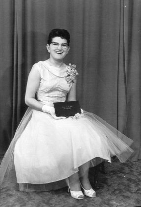Steve's future wife, Helen Mischuk. High School graduation, Plamondon, Alberta. Steve's future wife, Helen Mischuk. High School graduation, Plamondon, Alberta.