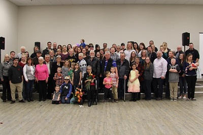 The Vera McConaghy family at Vera's 100th birthday party. The Vera McConaghy family at Vera's 100th birthday party.