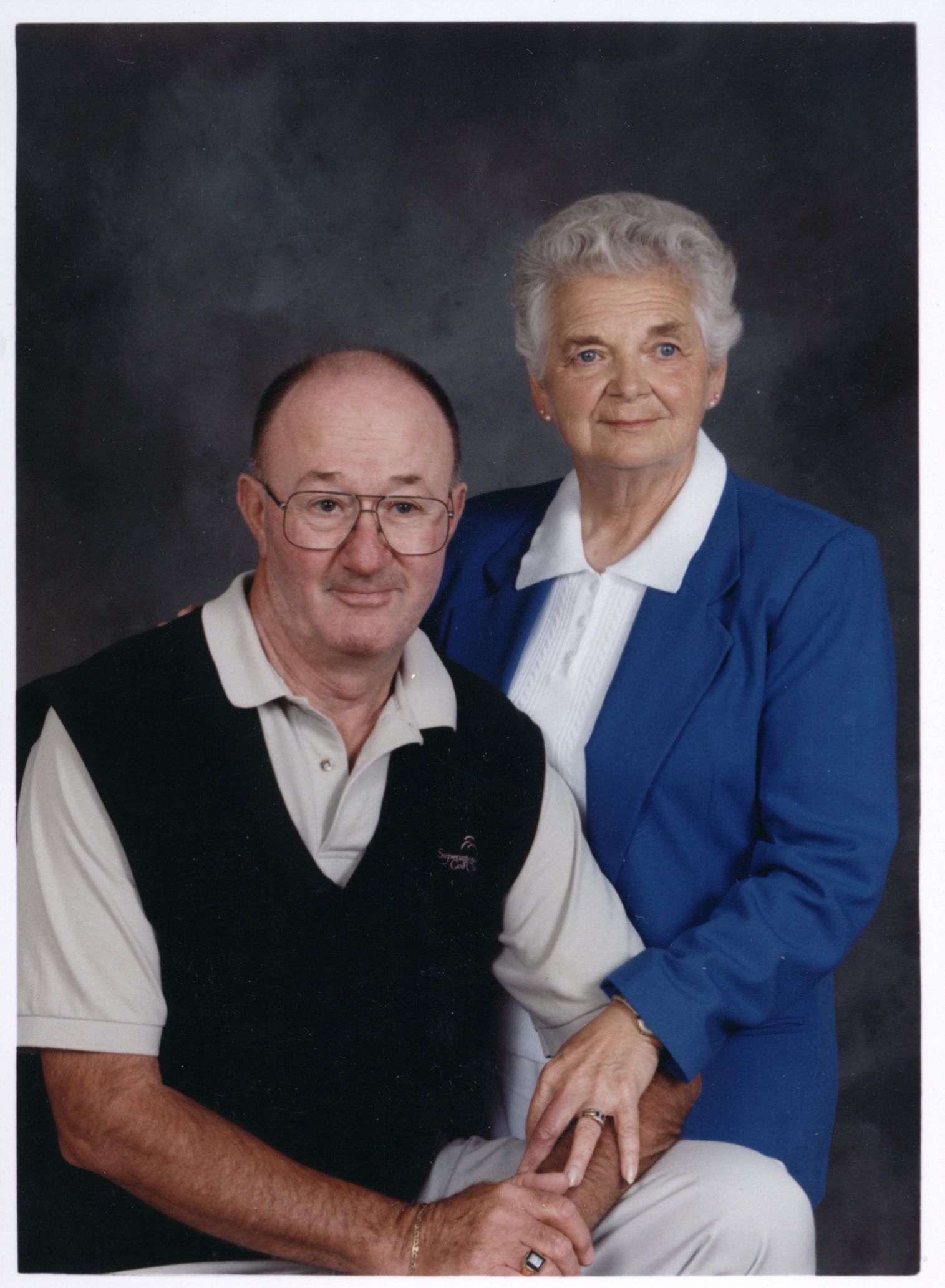 Len, Wilma's second husband, and Wilma. 1995 Len, Wilma's second husband, and Wilma. 1995
