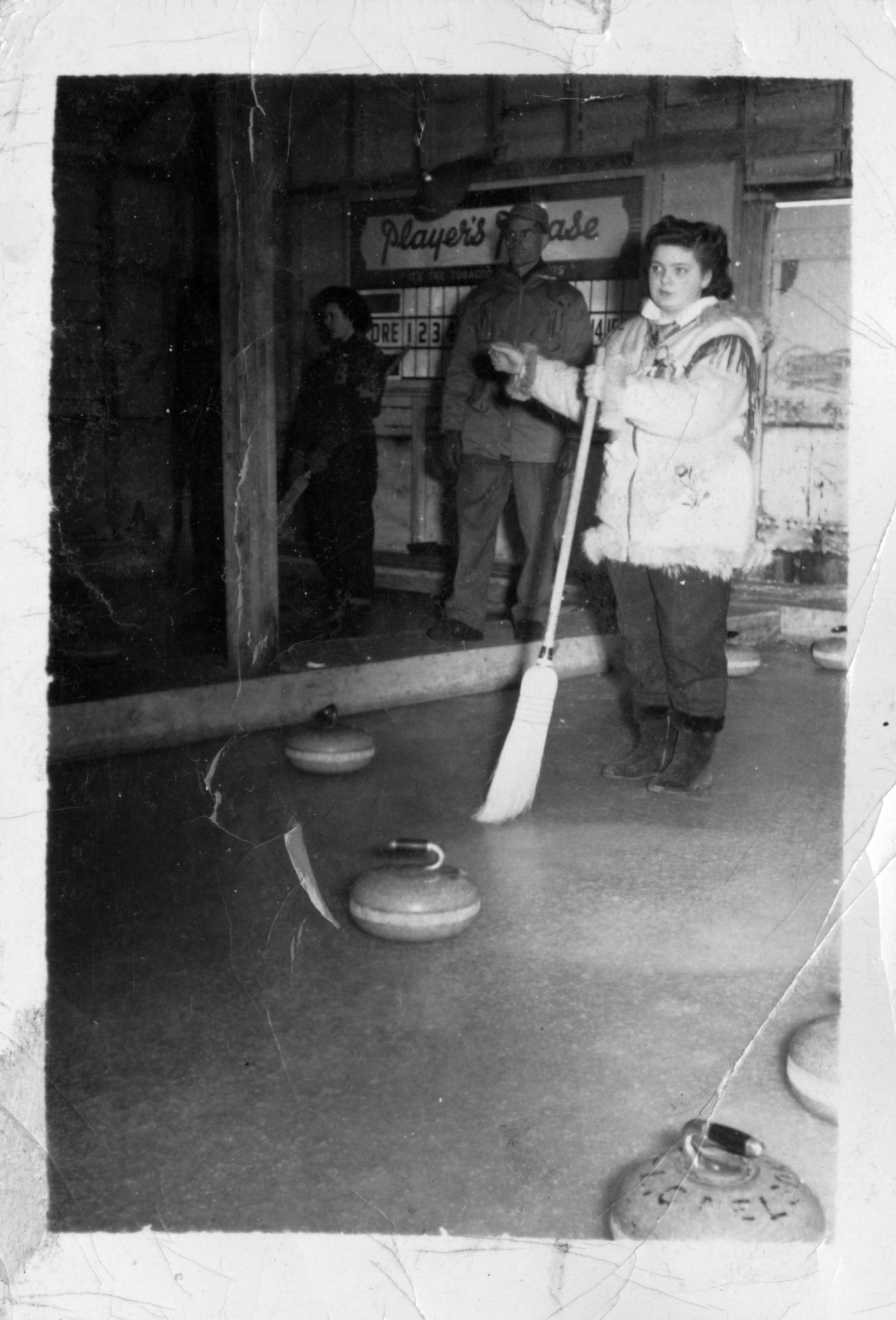 Wilma, Grade XII. Interscholastic Bonspiel. Barrhead. 1950 Wilma, Grade XII. Interscholastic Bonspiel. Barrhead. 1950