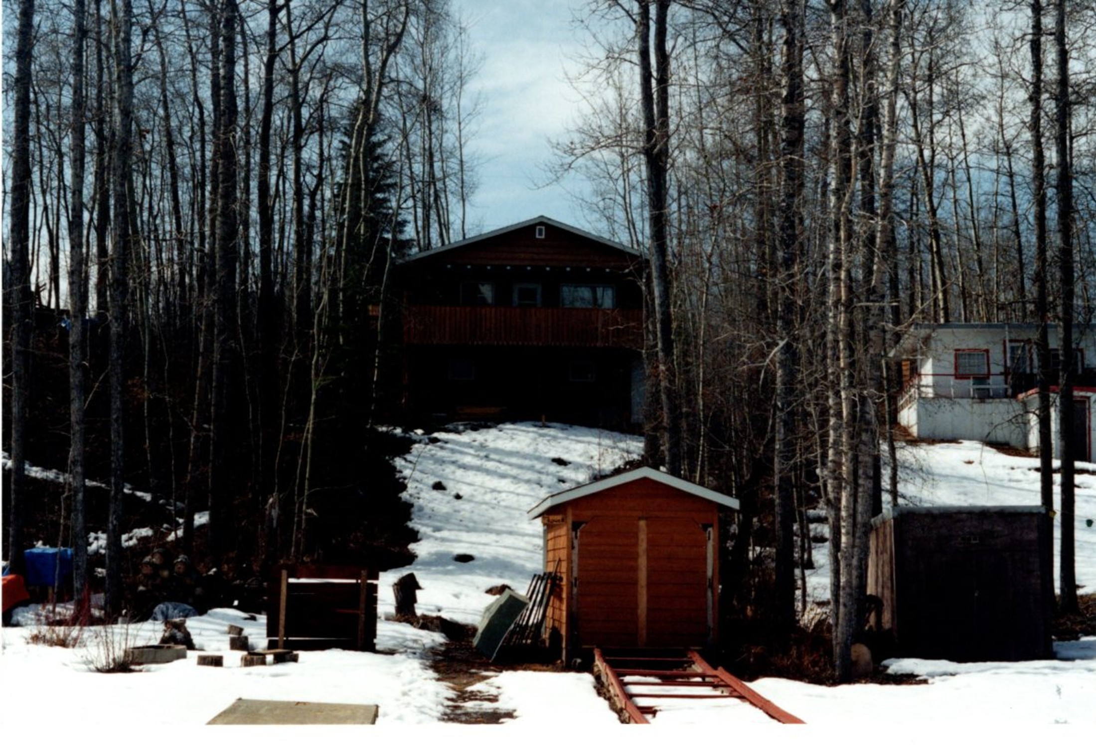 Island Lake cabin and frontage