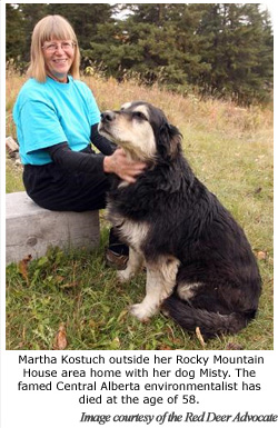 Martha and her dog